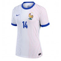 Camiseta Francia Adrien Rabiot #14 Visitante Equipación para mujer Eurocopa 2024 manga corta